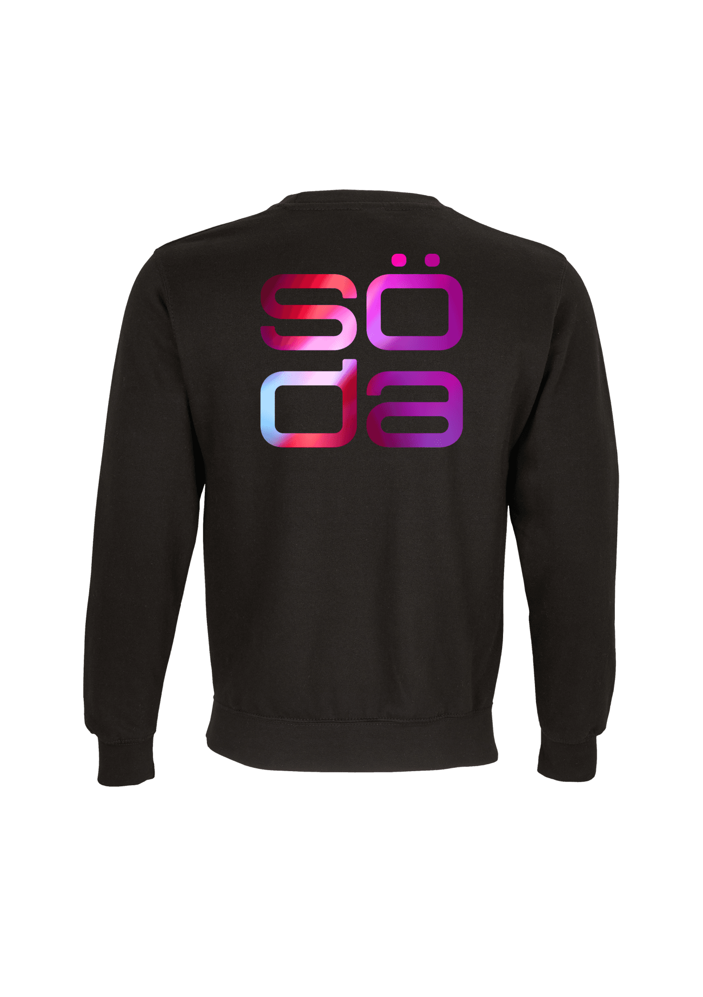 Sudadera negra unisexo 009 Söda Bar - SBA09-COLUMBIANOIRDOS