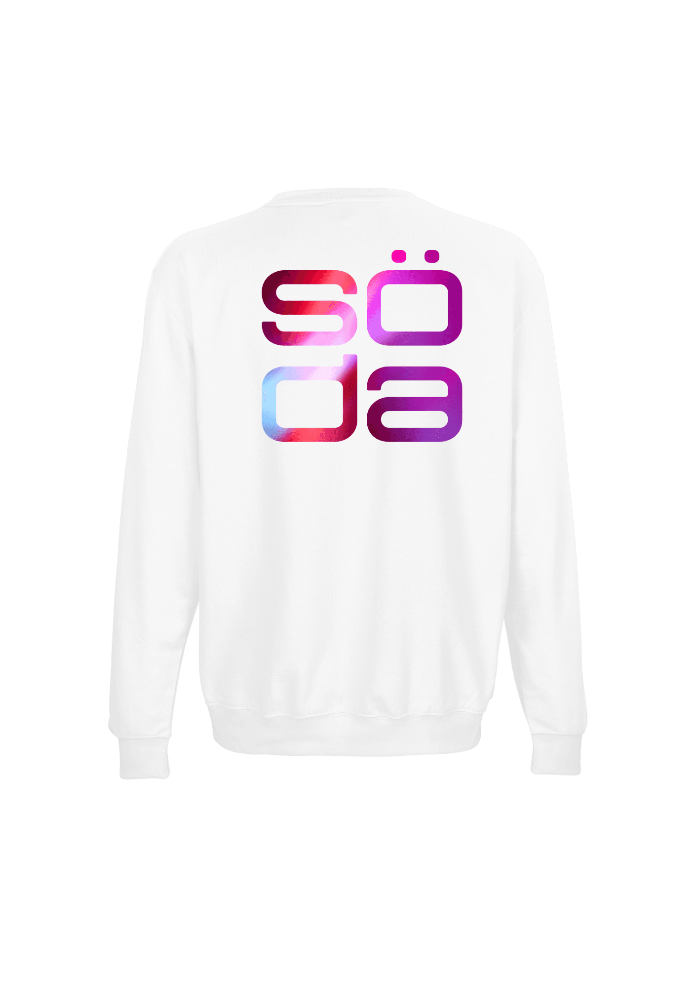 Sudadera blanca unisexo 010 Söda Bar - SBA10-COLUMBIABLANCDOS